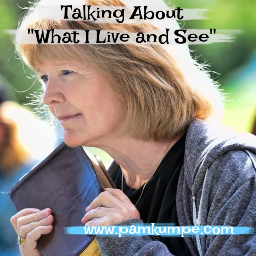 Talking About “What I Live and See”