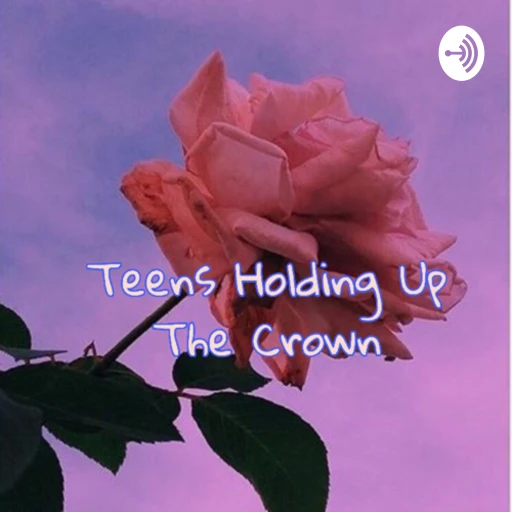 Teens holding up the crown