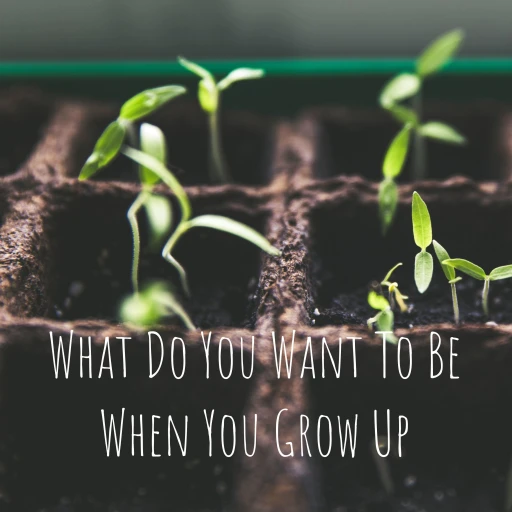 What Do You Want To Be When You Grow Up