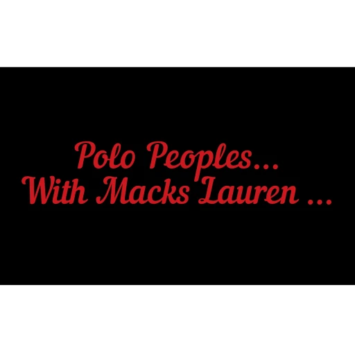 Polo Peoples With Macks Lauren