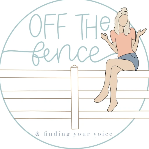 Off the Fence and Finding Your Voice