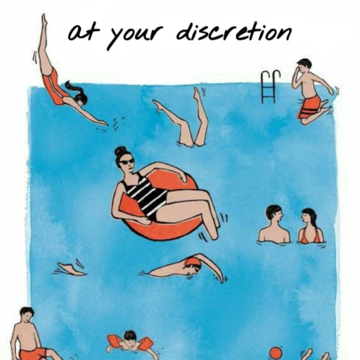 at your discretion