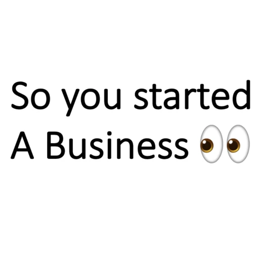 So you Started a Business