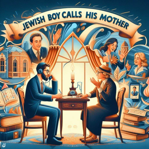 Jewish boy calls his mother