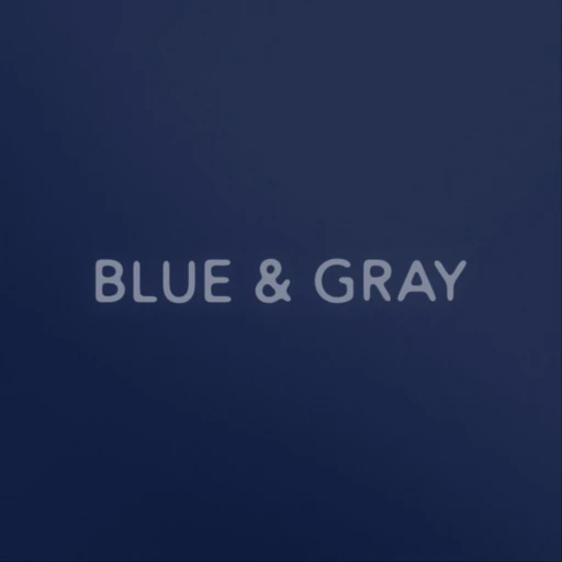 Blue and Gray