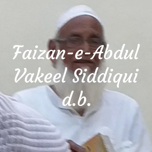 Faizan-e-Abdul Vakeel Siddiqui d.b.