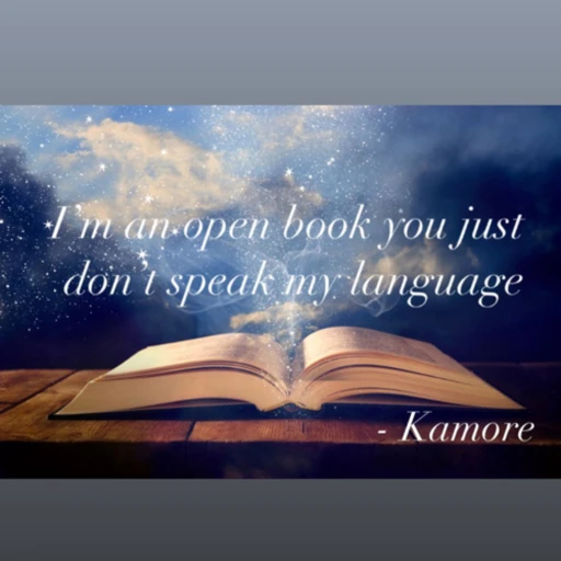 I’m an open book you just don’t speak my language