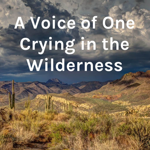 A Voice of One Crying in the Wilderness