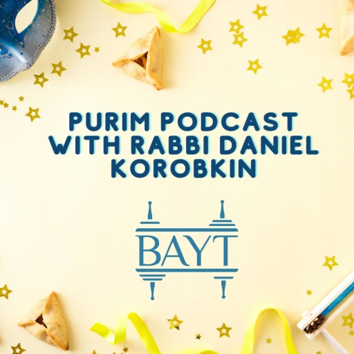 Purim classes with Rabbi Daniel Korobkin at the BAY‪T‬