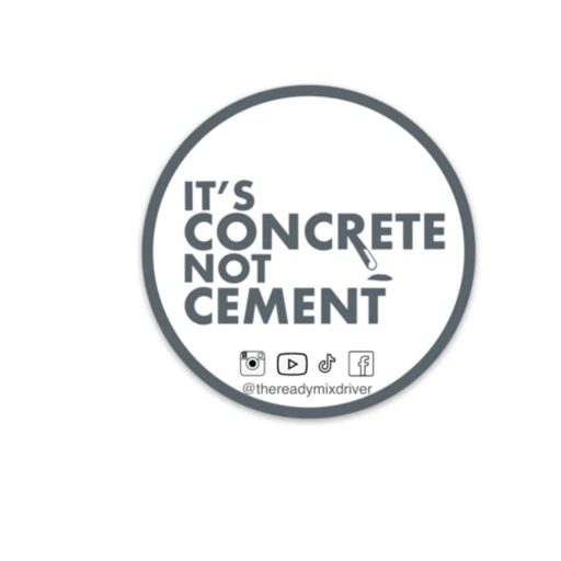 Its concrete not cement