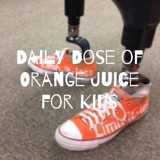 Daily Dose of Orange Juice for Kids