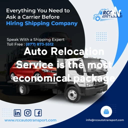 Auto Relocation Service is the most economical package