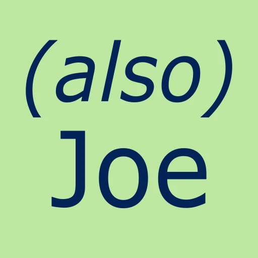 The Also Joe Podcast