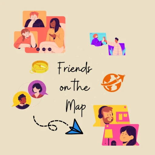 Friends on the Map