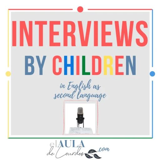 Interviews by children.  English as a foreign language