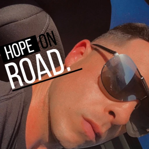 hope on road.